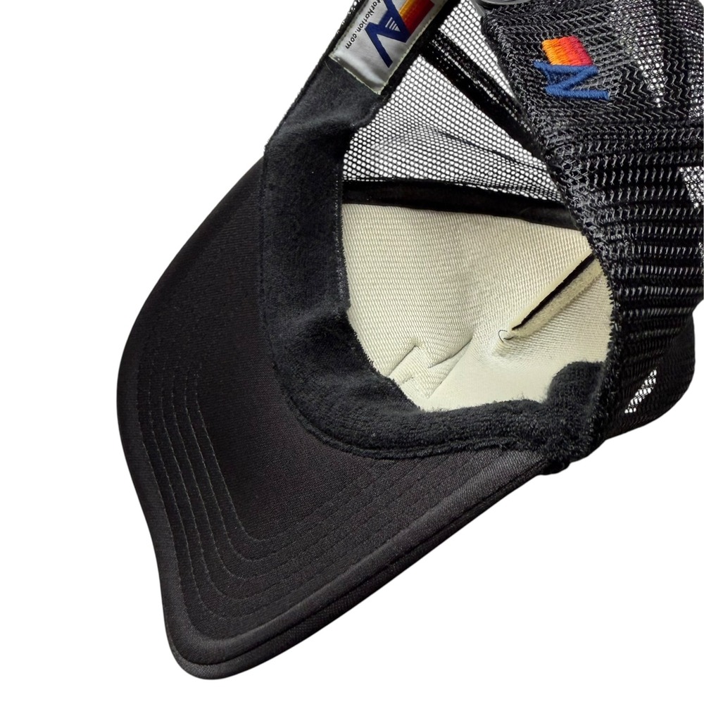 AVIATOR NATION Trucker Hat Black Gold Lightning Bolt Women's OS Retro - Picture 9 of 9